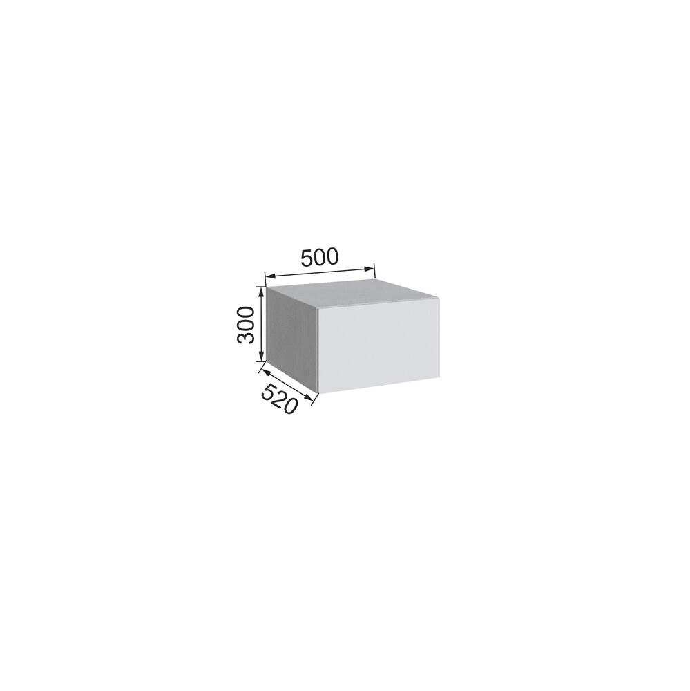 Антресоль Мадрид 0.5 300 белая